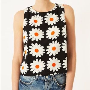 Topshop Daisy cropped tank